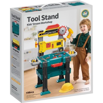 Toys-shop Choice Tool Set 156Pcs(2*AAA Not Include) JU120569 6990526205697