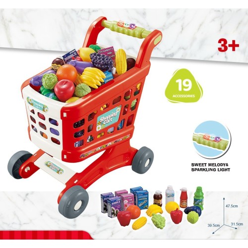 Toys-shop Choice Shopping Car With 19 Accessories JU118677 6990526186774