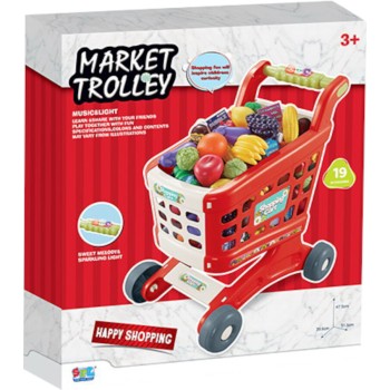 Toys-shop Choice Καροτσάκι Αγορών Με 19 Αξεσουάρ JU118677 6990526186774