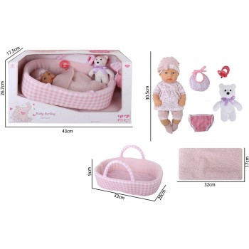 Toys-shop Choice Σετ Κούκλα Μωράκι 30,5 Εκ. JO225196 6990526251960