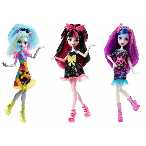 Mattel Ηλεκτρόμορφες - Μόνστερ Μαλλιά (3 Σχέδια) DVH65 / ASST 887961369885