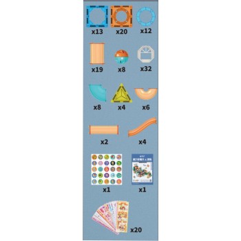 Toys-shop Choice Μαγνητικά Τουβλάκι 148PCS JK197957 6990526979574