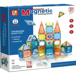 Toys-shop Choice Μαγνητικά Τουβλάκια 78PCS JK197950 6990526979505