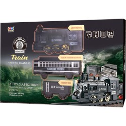 Toys-shop Choice B/O Railway Train Set With Light,Music,Spray(4*AA Without Battery) JB082758 6990526827585