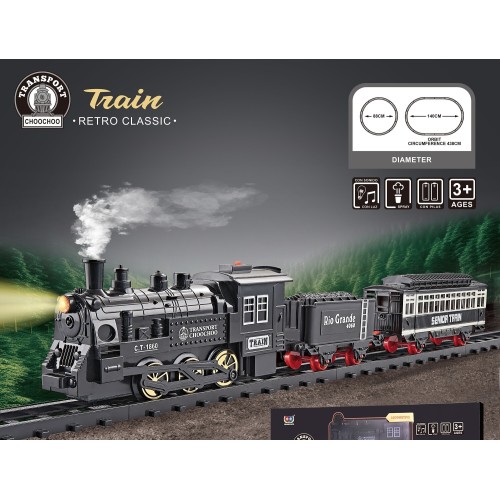 Toys-shop Choice B/O Τραίνο Με Ράγες, Φώτα, Ήχους  JB082758 6990526827585