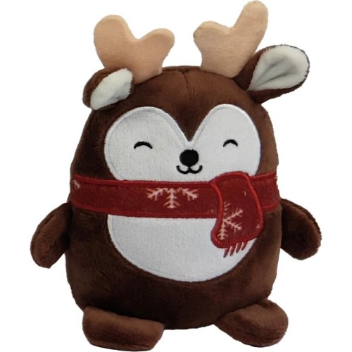 Diakakis imports christmas plush 12.5cm jingle  4pcs luna 000623056 | Toys-shop.gr