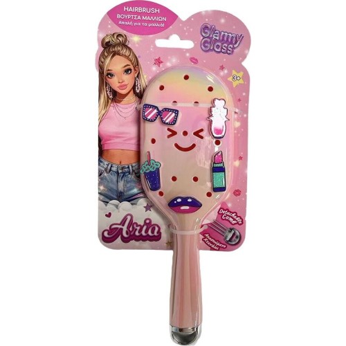 Diakakis imports Βούρτσα Μαλλιών με Pins Glammy Gloss 3 χρώματα 000630058 | Toys-shop.gr