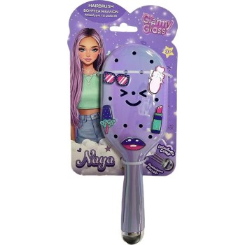 Diakakis imports Βούρτσα Μαλλιών με Pins Glammy Gloss 3 χρώματα 000630058 | Toys-shop.gr