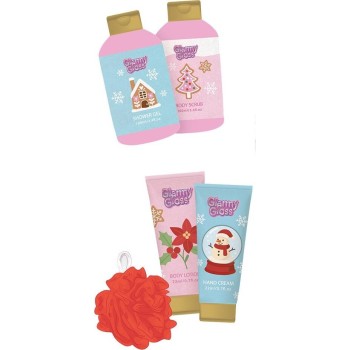 Diakakis imports Christmas Body Care Set 5pcs House Glammy Gloss 000630043 | Toys-shop.gr