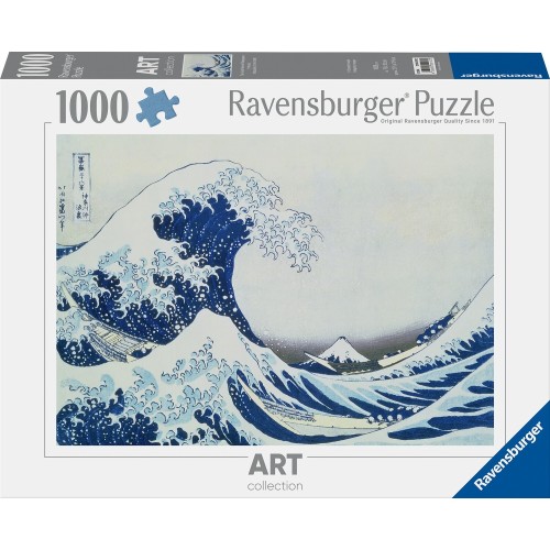 Ravensburger Παζλ 1000 Τεμ. Art Collection Το Μεγάλο Κύμα της Καναγκάουα 12000107 4005555001072