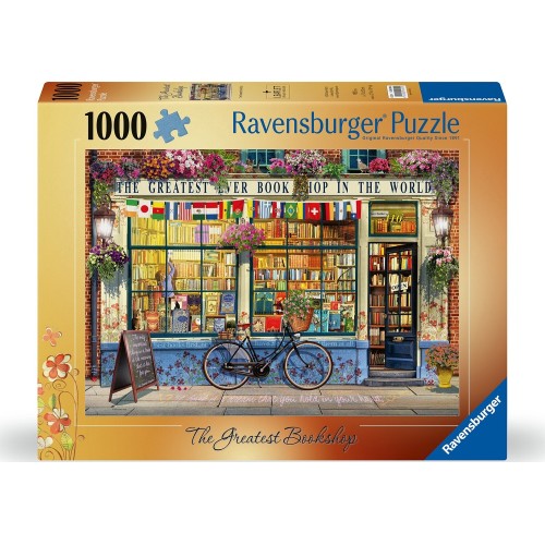 Ravensburger Παζλ 1000 Τεμ. Βιβλιοπωλείο 12000059 4005555000594