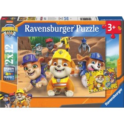 Ravensburger Παζλ 2x12 Τεμ. Rubble & Crew 3000-0455 4005555041672