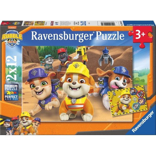 Ravensburger Παζλ 2x12 Τεμ. Rubble & Crew 3000-0455 4005555041672