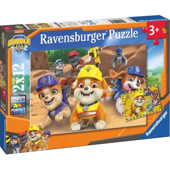 Ravensburger Παζλ 2x12 Τεμ. Rubble & Crew 3000-0455 4005555041672