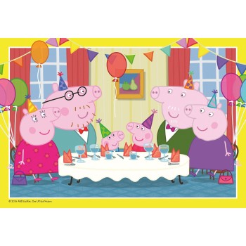 Ravensburger 2x12 pcs Puzzle Peppa and Friends 3000-0455 4005555040170