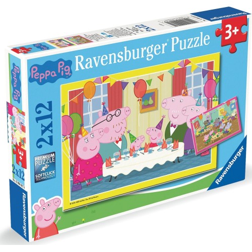 Ravensburger Παζλ 2x12 Τεμ. Πέππα και Φίλοι 3000-0455 4005555040170