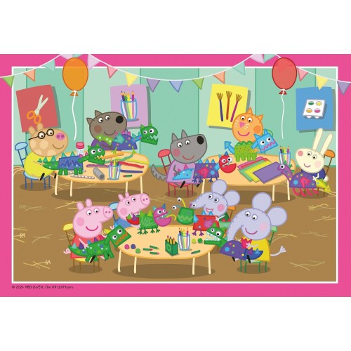 Ravensburger 2x12 pcs Puzzle Peppa and Friends 3000-0455 4005555040170