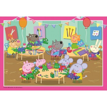 Ravensburger Παζλ 2x12 Τεμ. Πέππα και Φίλοι 3000-0455 4005555040170