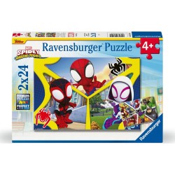 Ravensburger Παζλ 2x24 Τεμ. Spidey & Friends 3000-0455 4005556057290