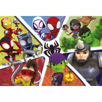 Ravensburger Παζλ 2x24 Τεμ. Spidey & Friends 3000-0455 4005556057290