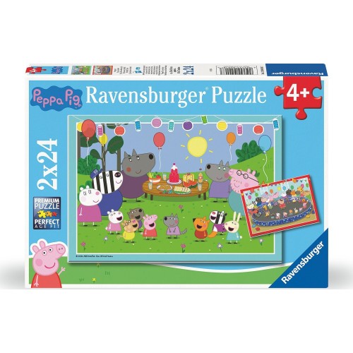 Ravensburger Παζλ 2x24 Τεμ. Το Πάρτι της Πέππα 3000-0455 4005555040187