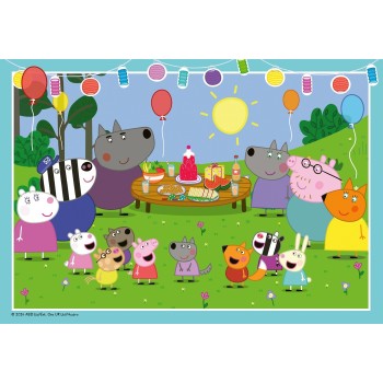 Ravensburger 2x24 pcs Puzzle Peppas Party 3000-0455 4005555040187
