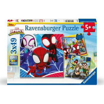 Ravensburger Παζλ 3x49 Τεμ. Spidey & Friends 05730 4005556057306