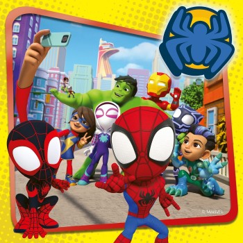 Ravensburger Παζλ 3x49 Τεμ. Spidey & Friends 05730 4005556057306