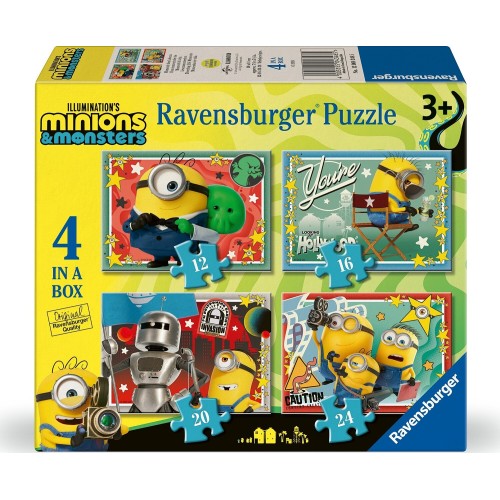 Ravensburger 4 in a Box Puzzle Minions 3 3000-0455 4005555043485