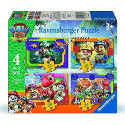 Ravensburger Παζλ 4 σε 1 Paw Patrol Dino Movie 3000-0455 4005555043652