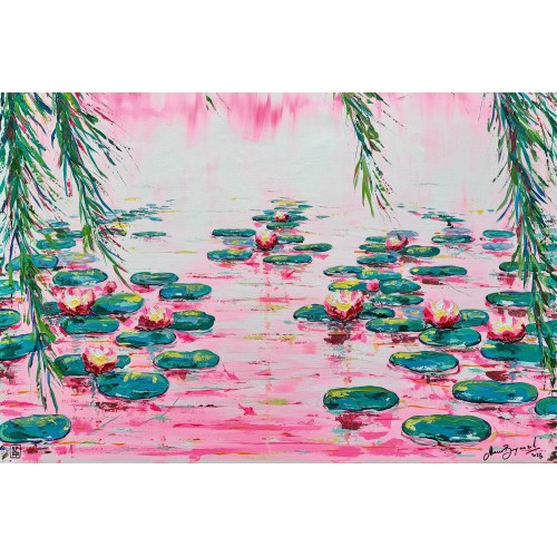 Ravensburger Παζλ 2000 Τεμ. Ροζ Νούφαρα 12001420 4005555014201
