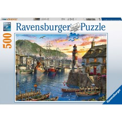Ravensburger Παζλ 500 Τεμ. Ανατολή στο Λιμάνι 12000212 4005555002123