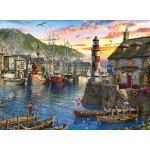 Ravensburger 500 pcs Puzzle Sunrise at the Port 12000212 4005555002123