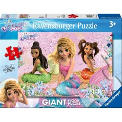 Ravensburger Παζλ Δαπέδου 24 Τεμ. Magic Mermaid 12004323 4005555043232