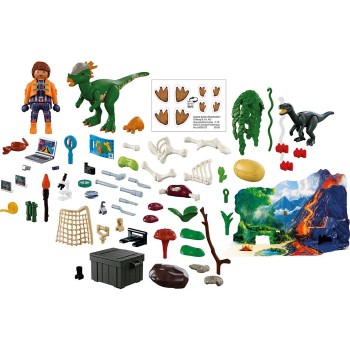Playmobil Christmas Χριστουγεννιάτικο Ημερολόγιο: Περιπέτεια Στο Νησί Των Δεινοσαύρων 72225 4008789722256