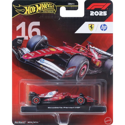Mattel Hot Wheels 1:64 Scale Premium Die-cast Formula 1 Collectible Toy Race Car (styles May Vary) HRV11 / JKD93 194735348237