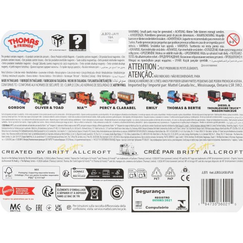 Mattel Thomas & Friends by Fisher-price Die-cast Engine 2-pack or Deluxe Toy Train (styles May Vary) JLB63 / JLB70 194735360215
