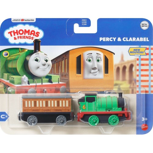 Mattel fisher-price τομας το τρενακι - deluxe τρενακια με βαγονι percy + clarabel JLB63 / JLB71 194735360116