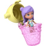 Mattel polly pocket polly mini - ο κοσμος της polly σετακια 8 σχέδια pineapple monkey comp polly mini - ο κοσμος της polly σετακ