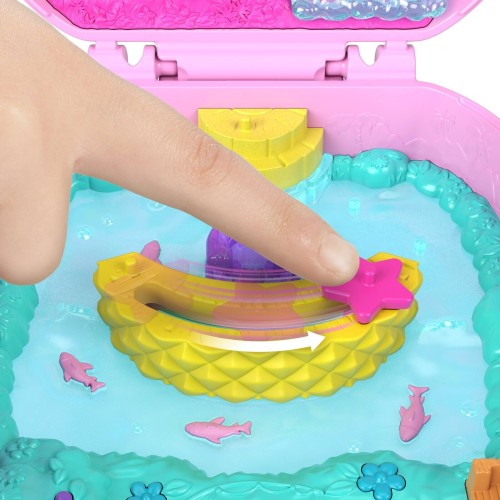 Mattel polly pocket polly mini - ο κοσμος της polly σετακια 8 σχέδια pineapple monkey comp polly mini - ο κοσμος της polly σετακ