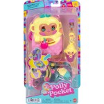 Mattel polly pocket polly mini - ο κοσμος της polly σετακια 8 σχέδια pineapple monkey comp polly mini - ο κοσμος της polly σετακ