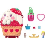 Mattel polly pocket polly mini - ο κοσμος της polly σετακια 8 σχέδια picnic bunny compact polly mini - ο κοσμος της polly σετακι