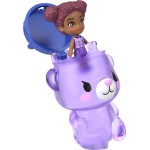 Mattel Polly Pocket Blueberry Besties Compact Playset With 1 Micro Doll and Pet, Travel Toy With Fruit Accessories JFG56 / JKC48