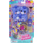 Mattel Polly Pocket Blueberry Besties Compact Playset With 1 Micro Doll and Pet, Travel Toy With Fruit Accessories JFG56 / JKC48