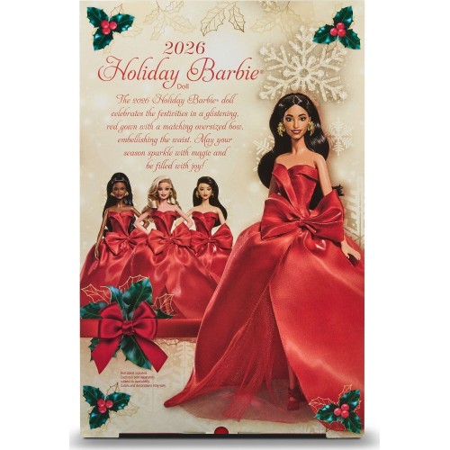 Mattel barbie holiday 2026 - μελαχρινη JJX67 194735344437