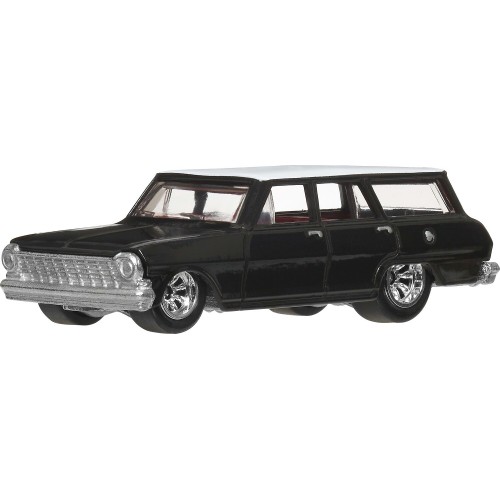 Mattel Hot Wheels Car Culture Premium 1:64 Scale Die-cast Toy ’64 Chevy Nova Station Wagon, Road Trip FPY86 / JKF39 194735348220