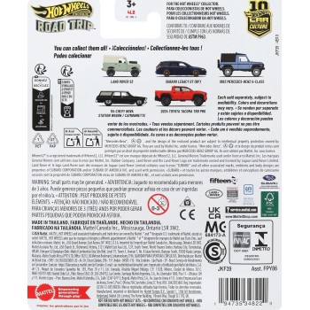 Mattel Hot Wheels Car Culture Premium 1:64 Scale Die-cast Toy ’64 Chevy Nova Station Wagon, Road Trip FPY86 / JKF39 194735348220