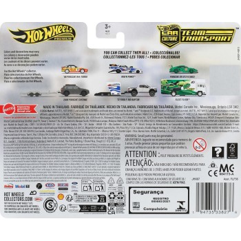 Mattel Hot Wheels Team Transport Truck & Race Car, Gift for Racing Collectors FLF56 / JHX97 194735338276
