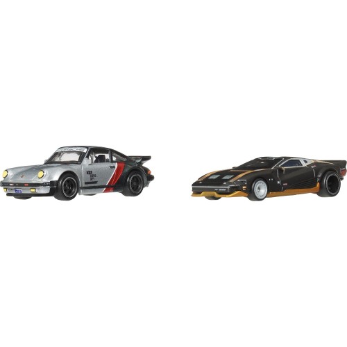 Mattel Hot Wheels Premium Car Culture Cyberpunk Video Game 2-pack of Die-cast 1:64 Scale Toy Vehicles HBL96 / JHW53 194735336852