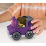 Mattel Fisher-price Little People Toy SUV Purple Vehicle & Figure Set for Toddlers, 2 Pieces JWB27 / JJY82 194735345038